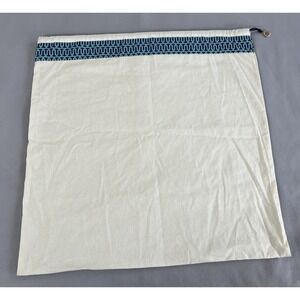 Tory Burch Dust Bag 23x24" ‎ Blue  Plastic Still On Gold Charm Purse